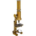 Rare German Compound Microscope by H. Dankers, c. 1880
Signed on the horseshoe base "H. Dankers,