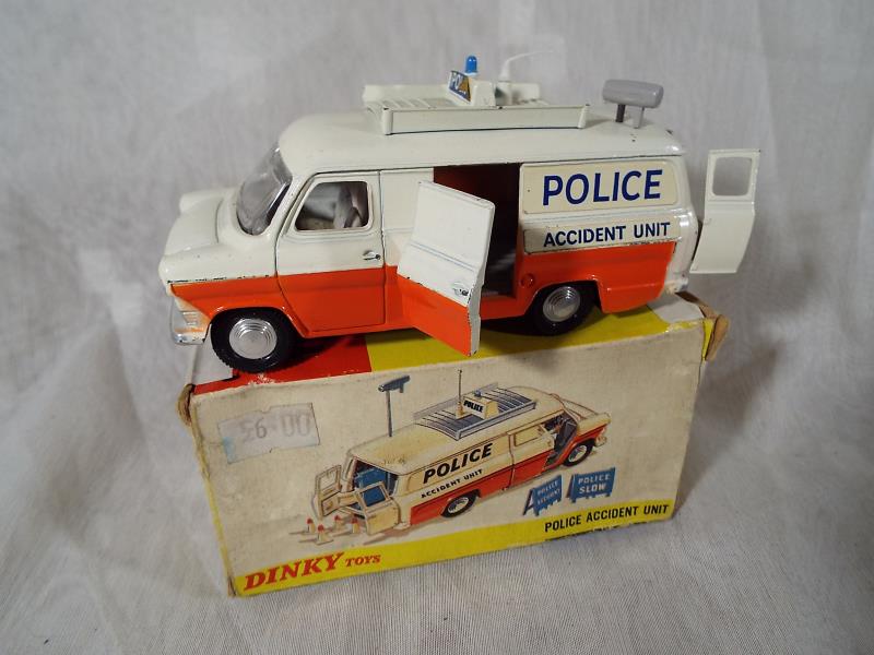 A small collection of vintage Dinky model motor vehicles to include Police Accident Unit #287, - Image 2 of 2