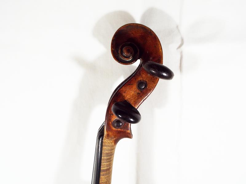 A 19th century violin, - Image 12 of 12