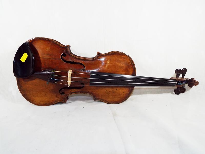 A 19th century violin, - Image 10 of 12