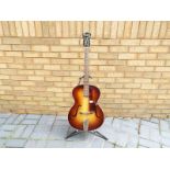 A Hofner Congress arch top semi-acoustic guitar,