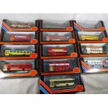 13 EFE Exclusive First Editions, 1:76 scale precision die cast model buses, mint,