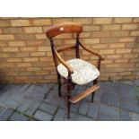 A child's Victorian high chair (bear not included) - Est £60 - £80