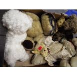 A collection of soft toys