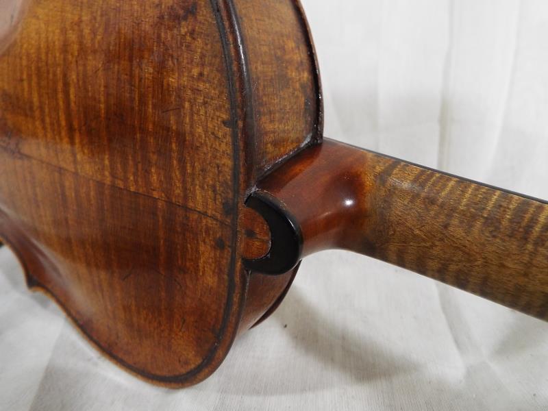 A 19th century violin, - Image 6 of 12