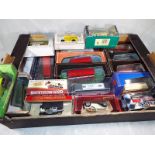 Approximately 20 die cast model motor vehicles to include nine EFE, original Omnibus and other,