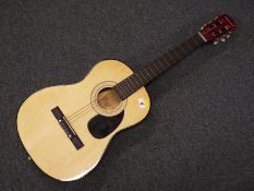 A Burswood acoustic guitar