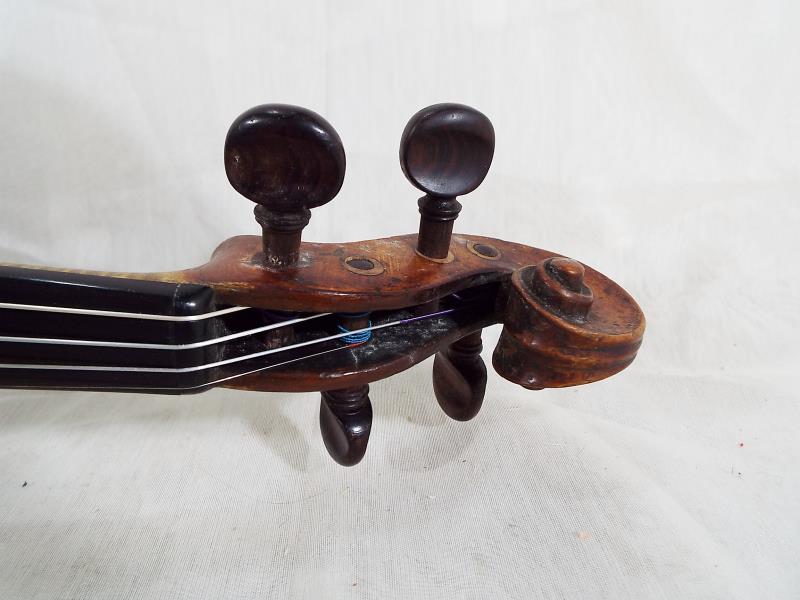 A 19th century violin, - Image 8 of 12