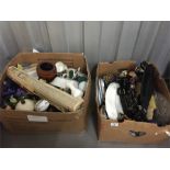 Two boxes of miscellaneous items
