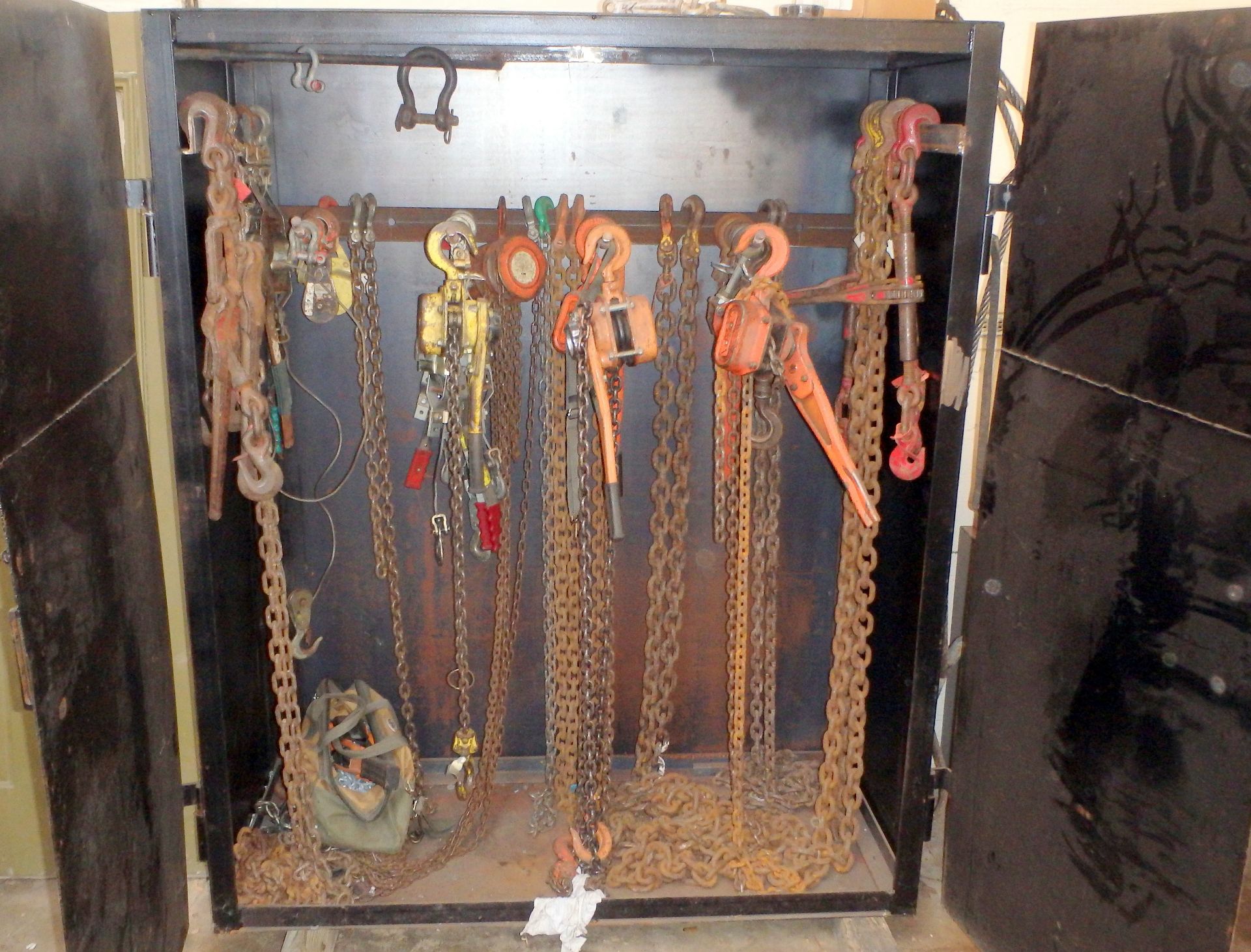 Cabinet of Chains, Hoists, and Binders