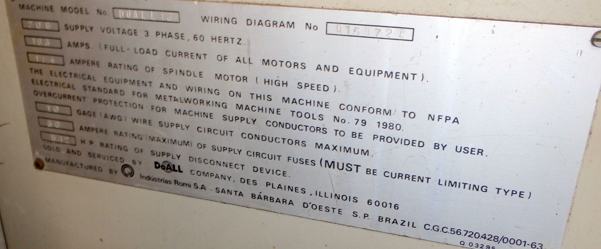 DoALL Engine Lathe - Image 4 of 5