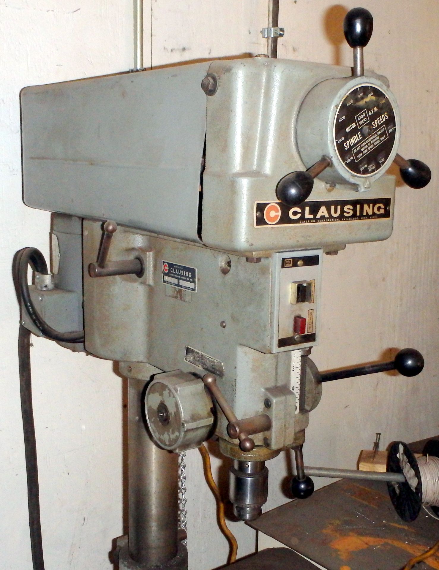 Clausing 15" Variable Speed Drill Press - Image 2 of 5