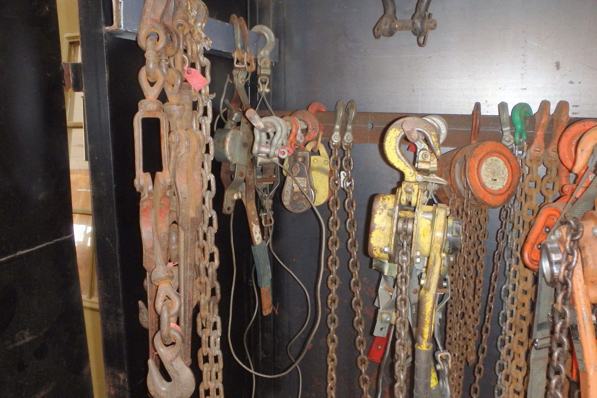 Cabinet of Chains, Hoists, and Binders - Image 8 of 8