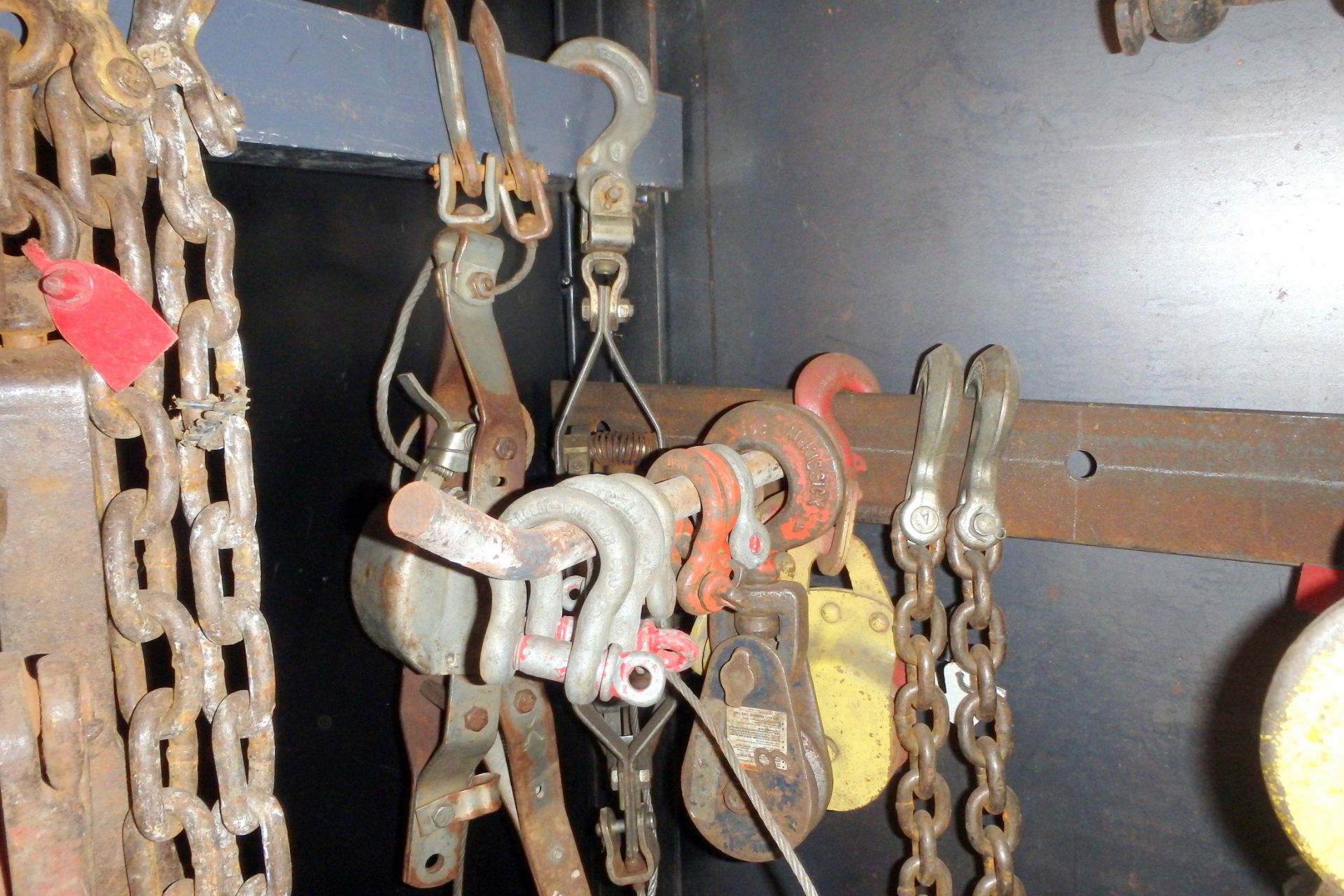 Cabinet of Chains, Hoists, and Binders - Image 3 of 8