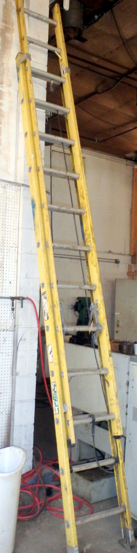 24' Greenbull Fiberglass Extension Ladder