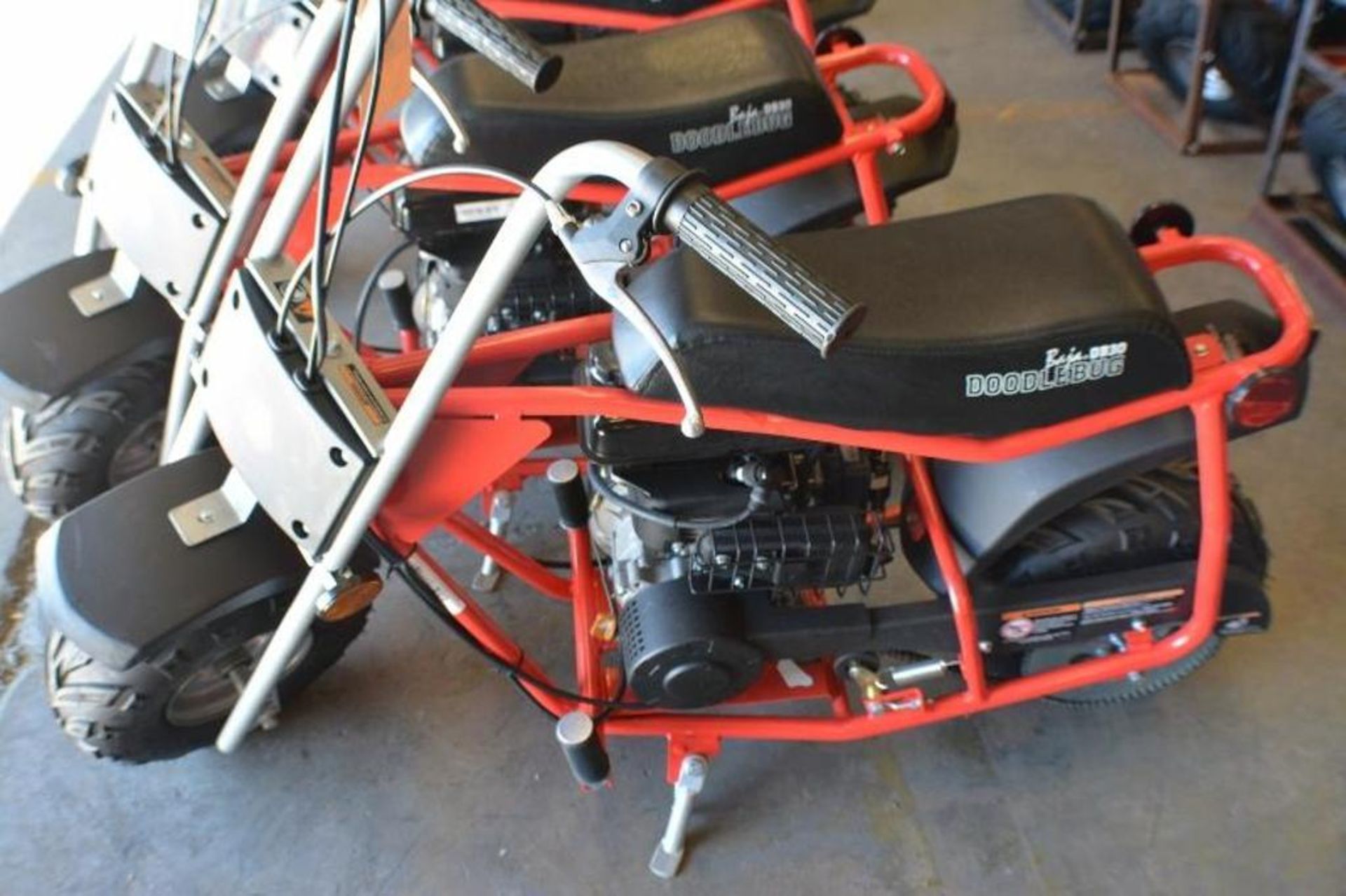 Mini Bike 97cc 4 Stroke Red/ Black Color - Image 2 of 6