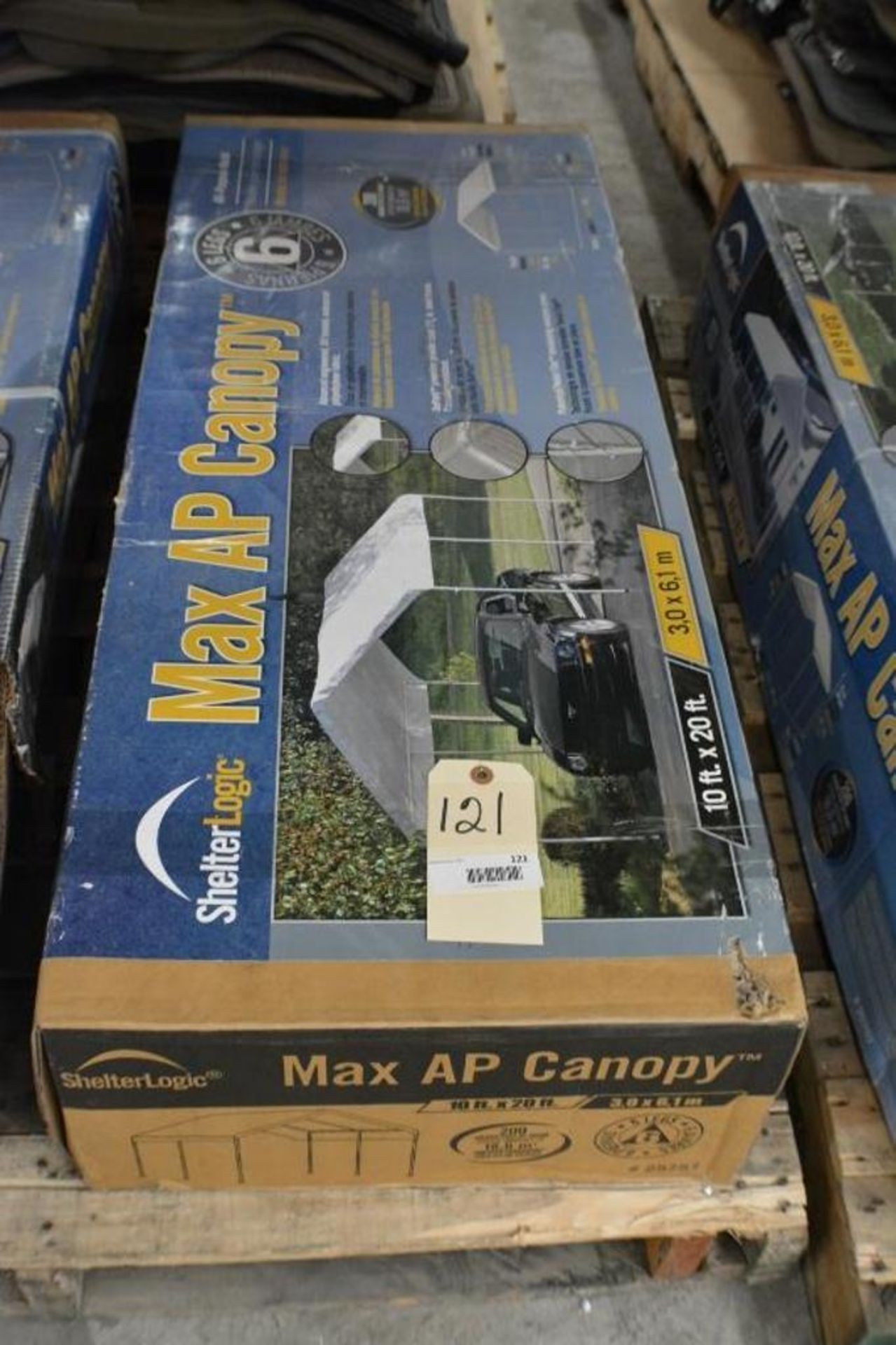 Max AP Canopy Size 10ft X 20ft. No tarps. Contents of Pallet - Image 3 of 3