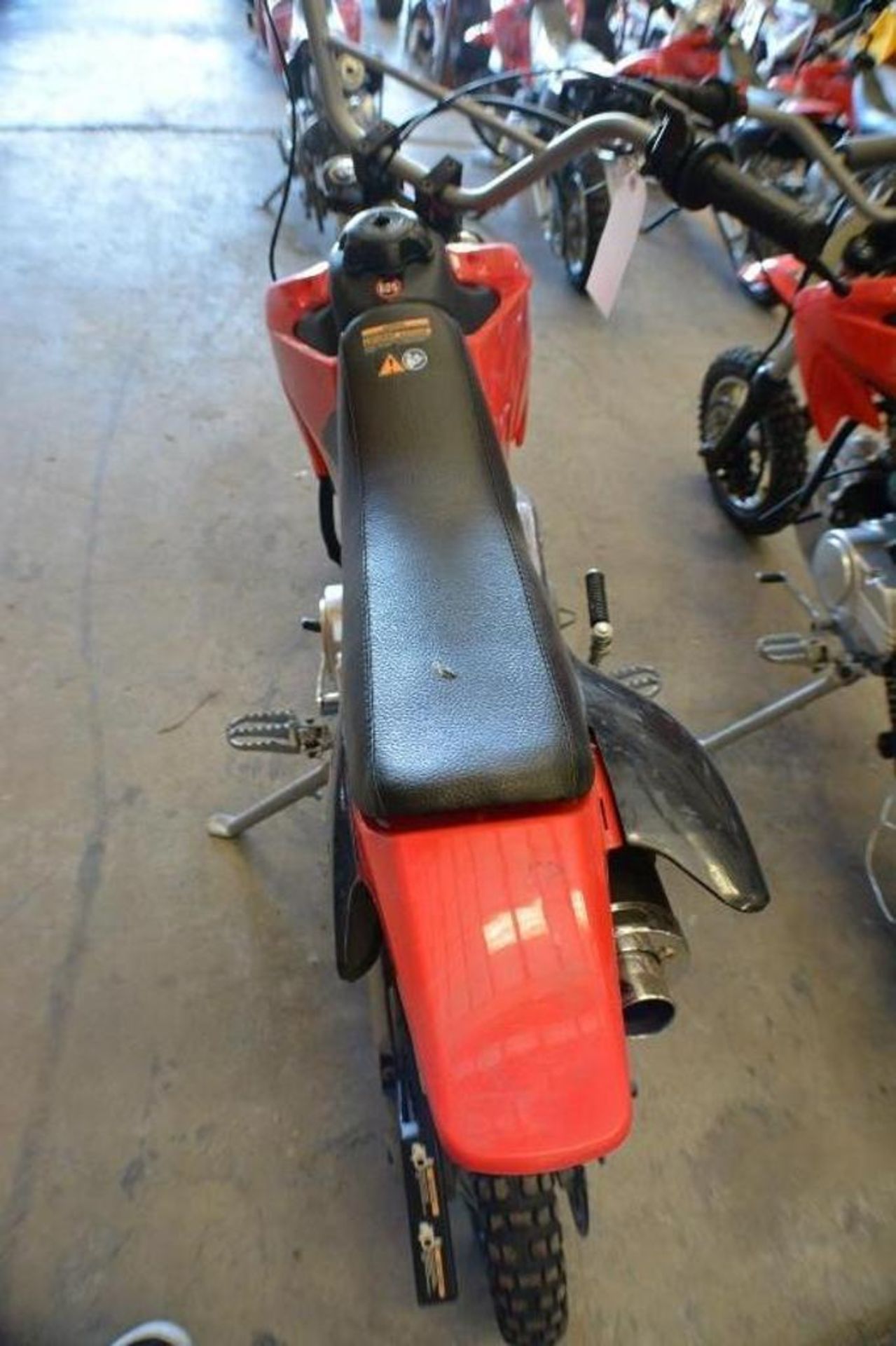 Dirt Bike 70cc 4 Stroke Red/Black Color. This unit is for EXPORT ONLY. Buyers acknowledges purchase - Image 4 of 6