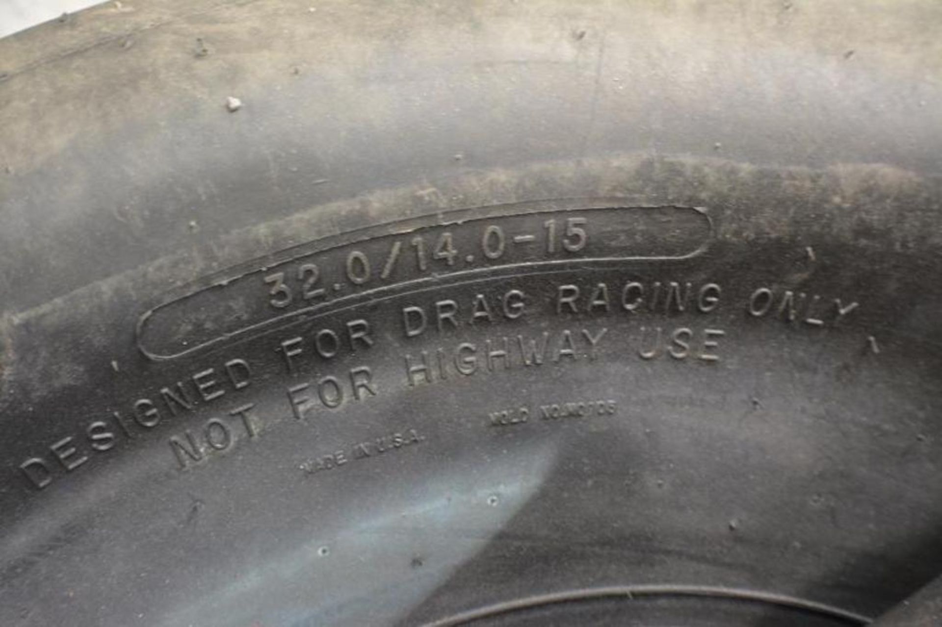 Tires. Set of 2 Tires 32.0 14.0-15 ET Drag by Mickey Thompson - Image 3 of 5