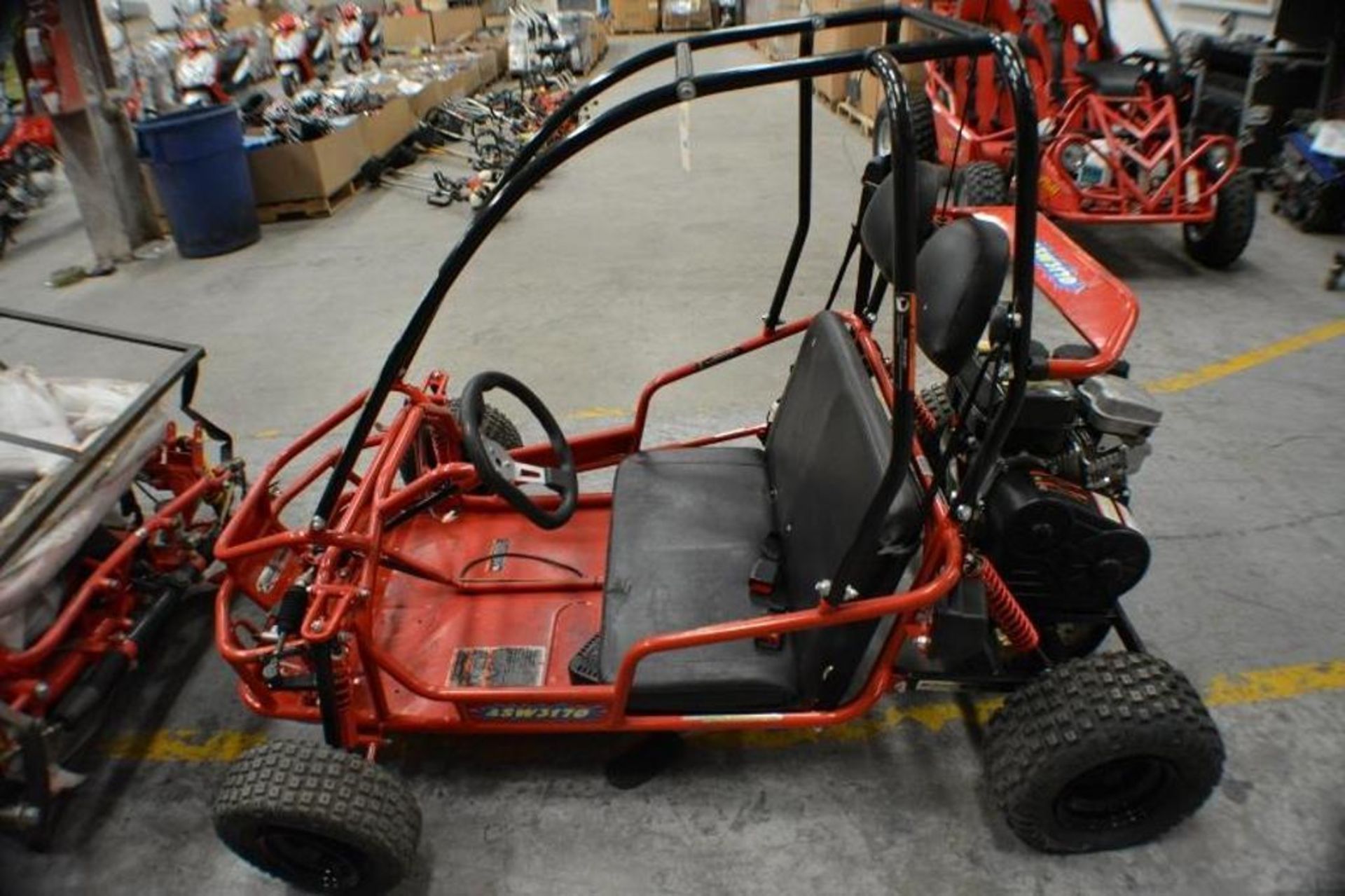 Go Kart 6.0HP Subaru Double. Red Color. This unit is for EXPORT ONLY. Buyers acknowledges purchase i - Image 5 of 20