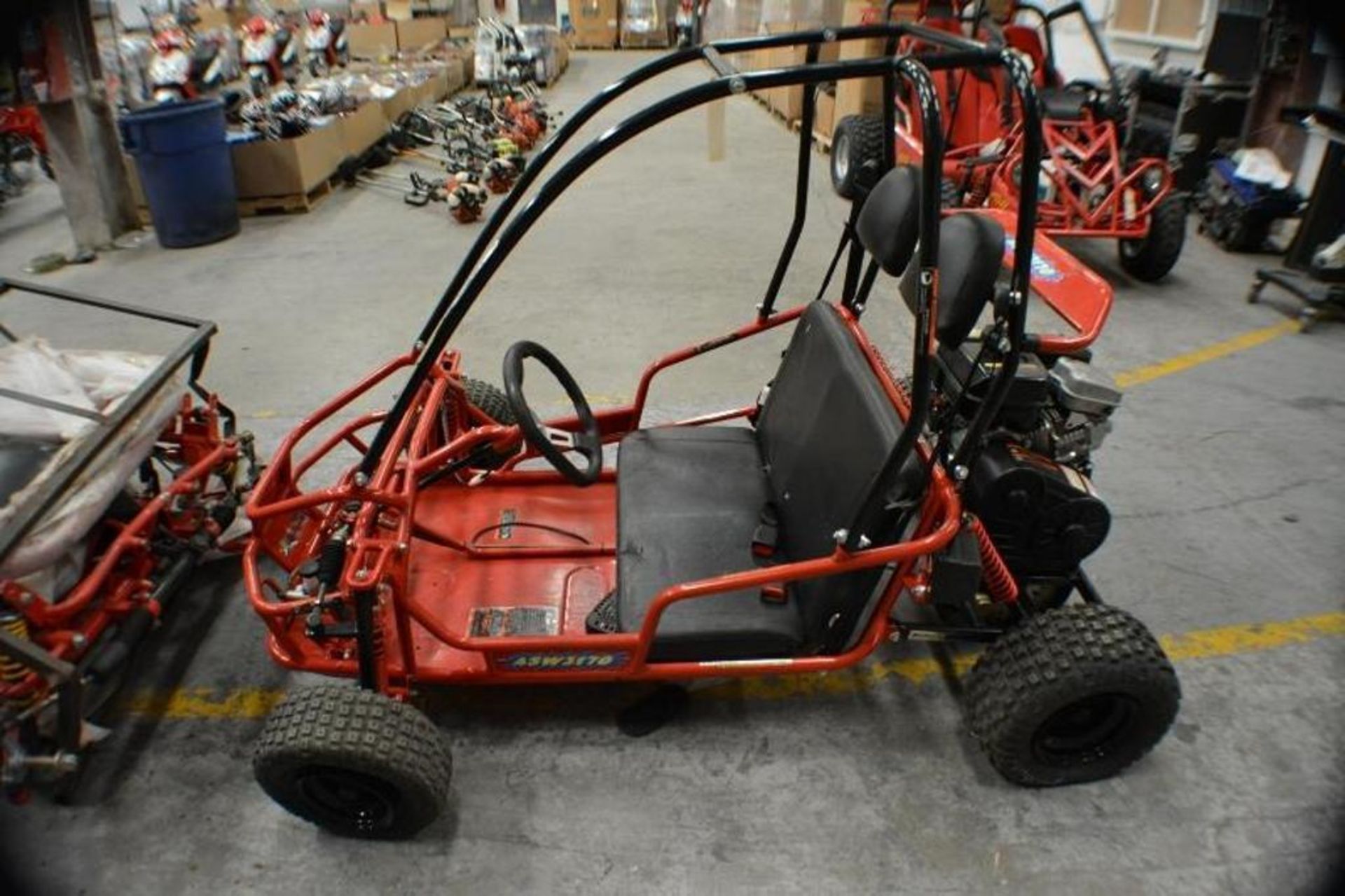 Go Kart 6.0HP Subaru Double. Red Color. This unit is for EXPORT ONLY. Buyers acknowledges purchase i - Image 2 of 20