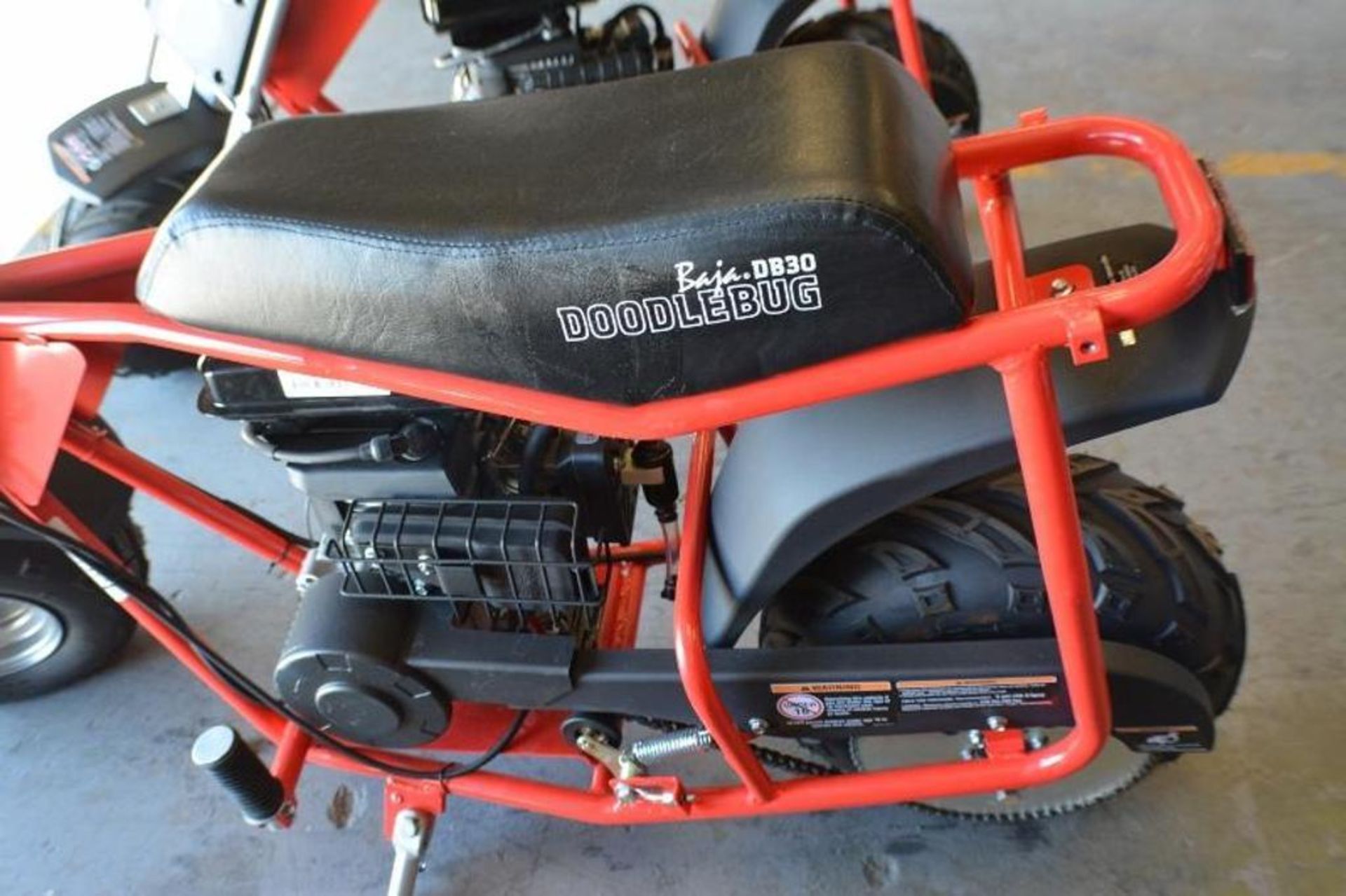 Mini Bike 97cc 4 Stroke Red/ Black Color - Image 5 of 5
