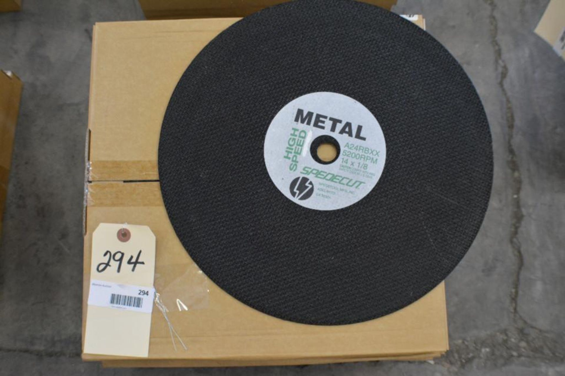 Speedcut Metal Cutting Disc. Size: 14 x 1/8 x 20mm Use on portable High Speed Gas or Electric Cut of