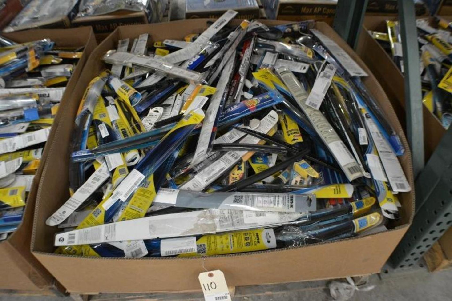 Wiper Blades. Assorted Brands and Sizes. Contents of Pallet