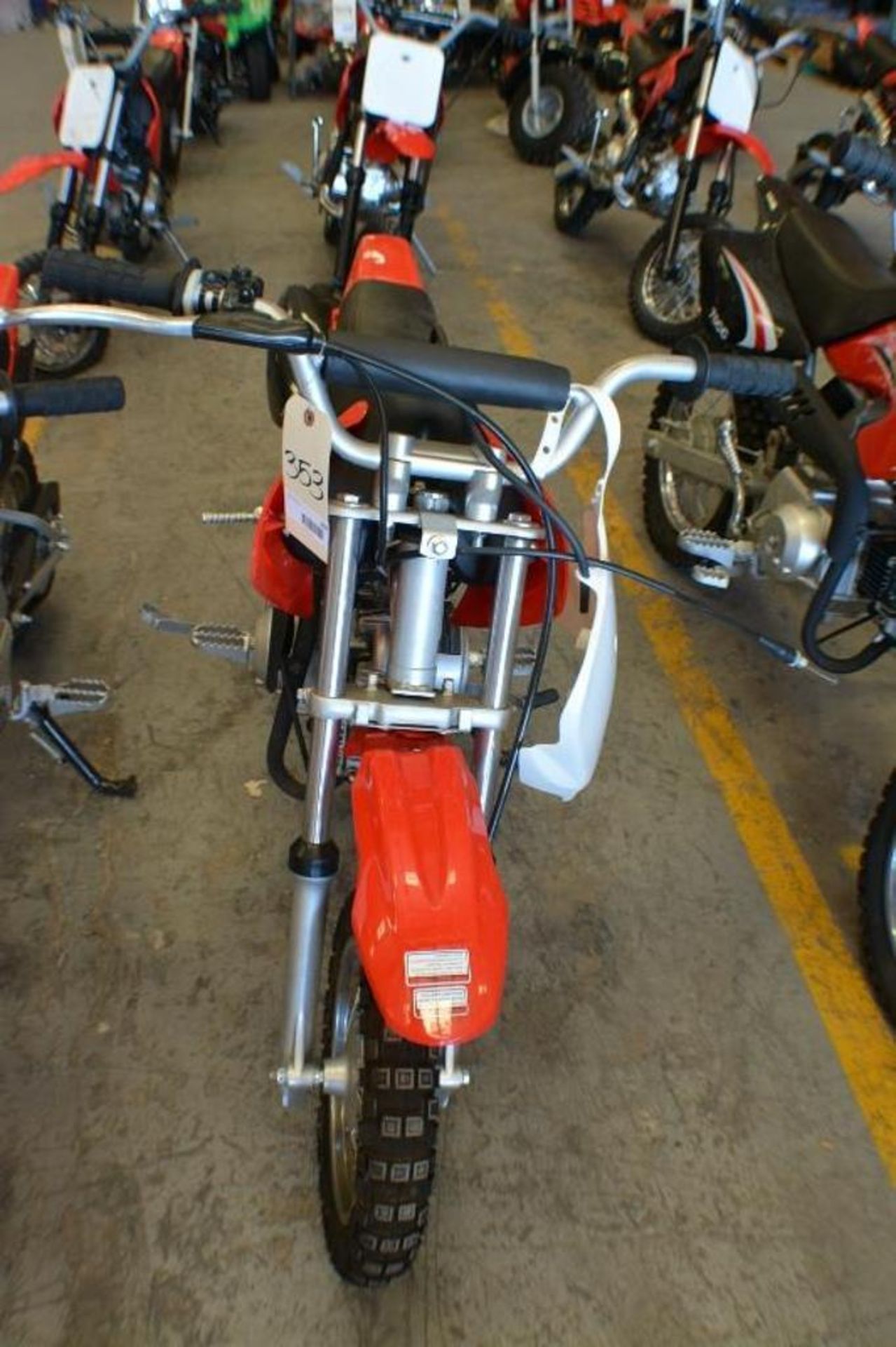 Dirt Bike 50cc 4 Stroke Red/Black Color. This unit is for EXPORT ONLY. Buyers acknowledges purchase