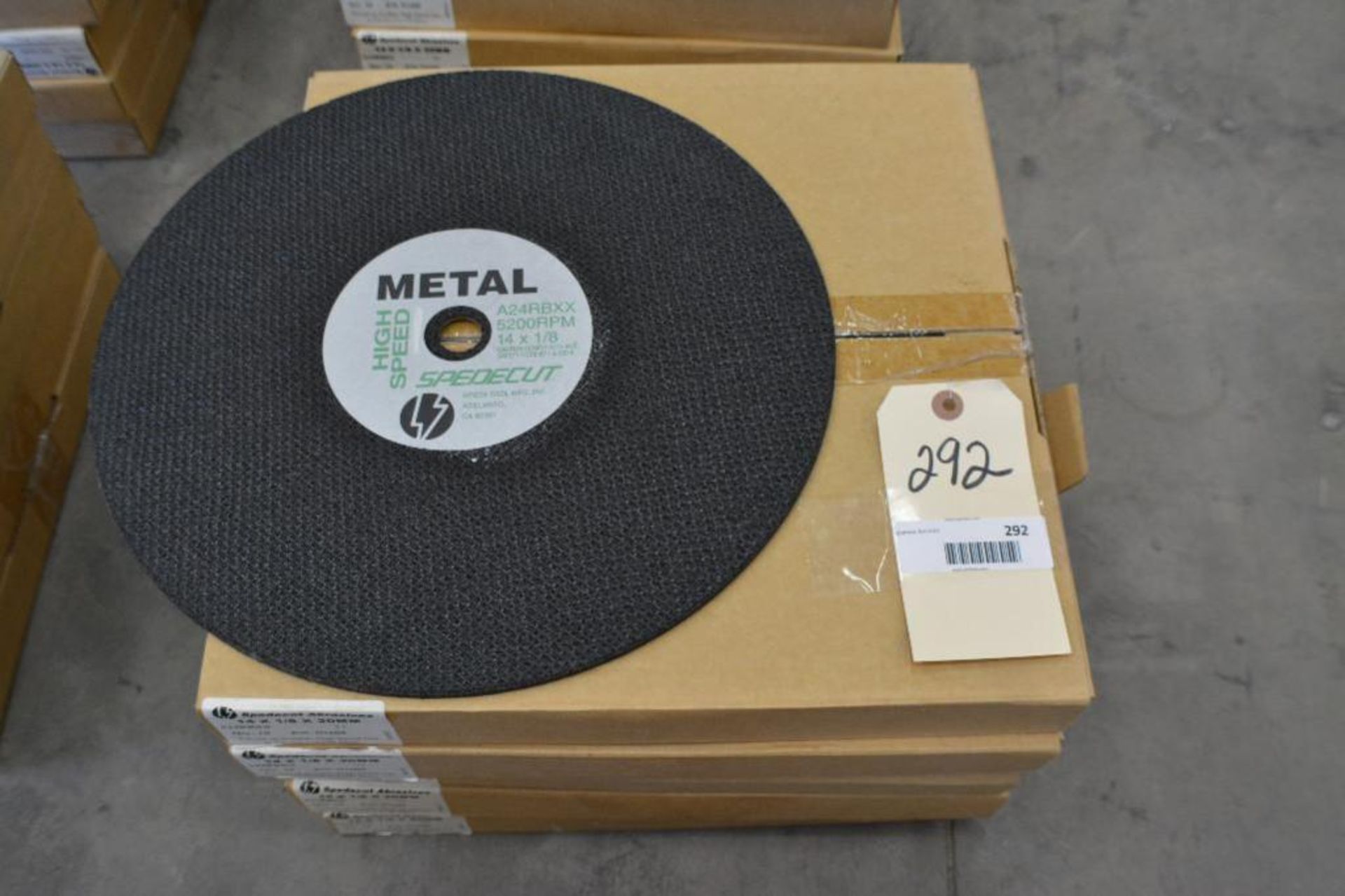 Speedcut Metal Cutting Disc. Size: 14 x 1/8 x 20mm Use on portable High Speed Gas or Electric Cut of