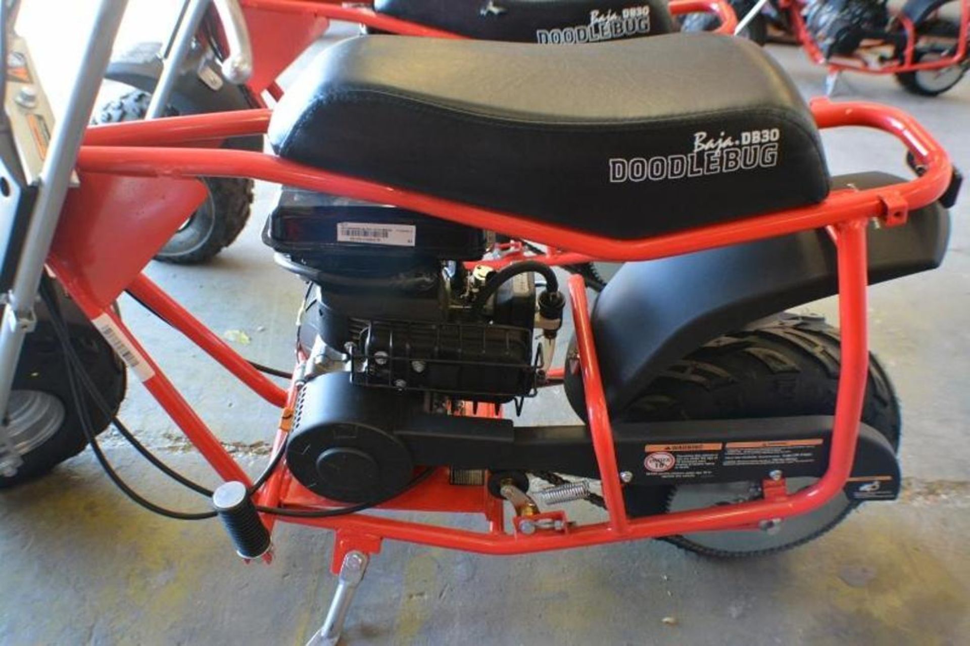 Mini Bike 97cc 4 Stroke Red/ Black Color - Image 4 of 6