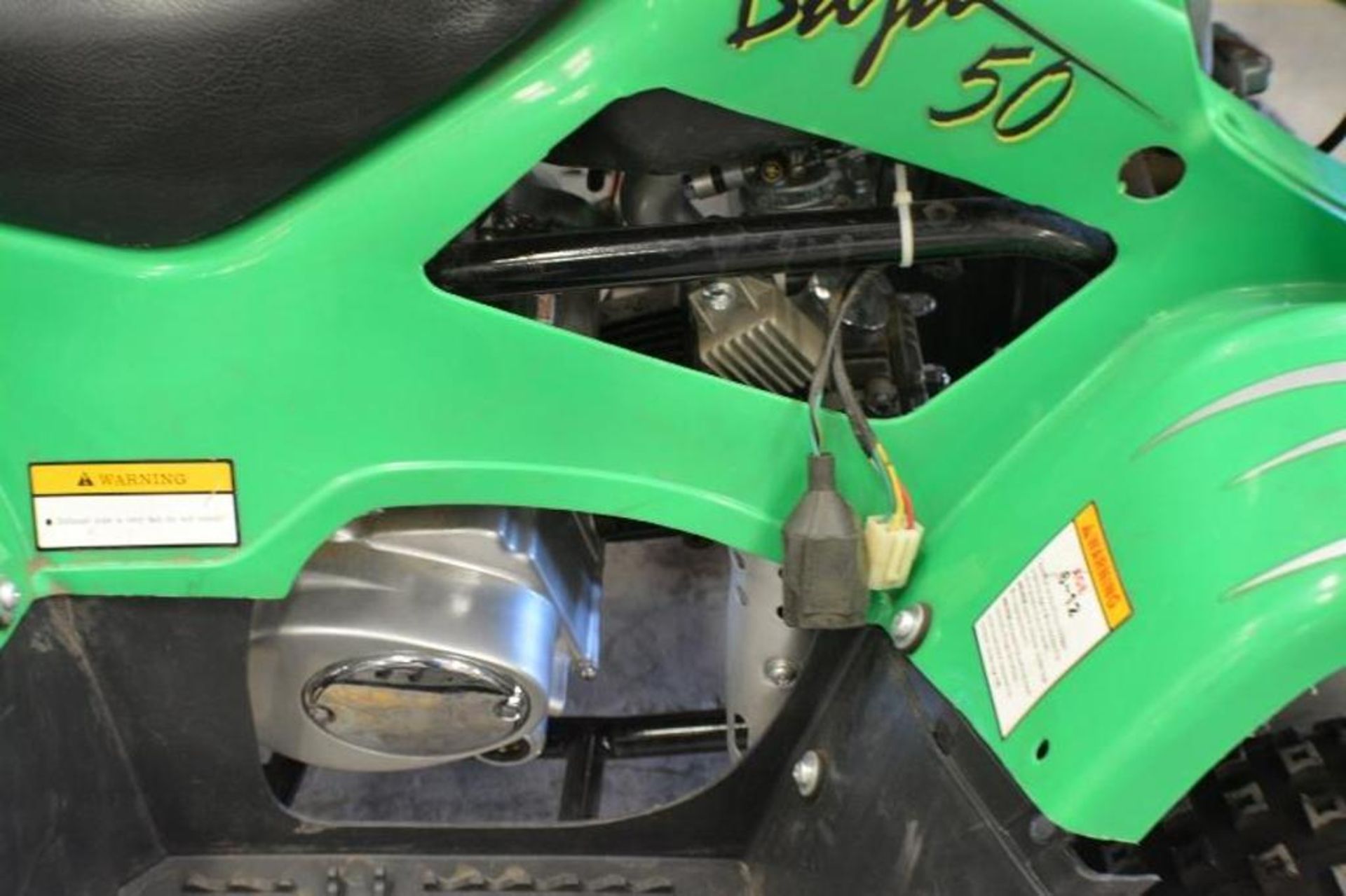 ATV 50cc 4 Stroke. Green Color. This unit are for EXPORT ONLY. Buyers acknowledges is for export onl - Image 5 of 9