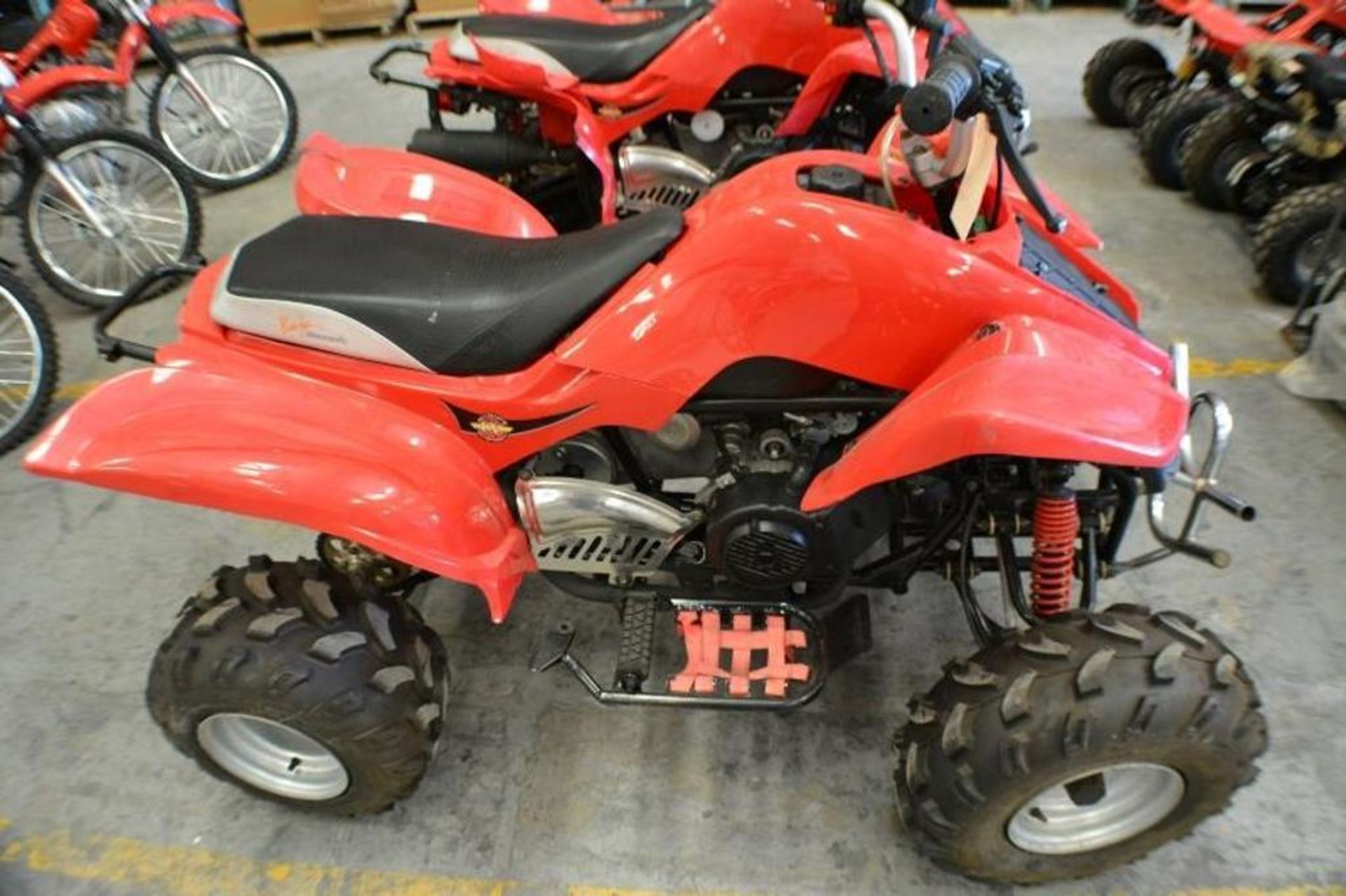 ATV 150cc 4 Stroke. Red Color. For Repair. This unit are for EXPORT ONLY. Buyers acknowledges is for - Image 5 of 11