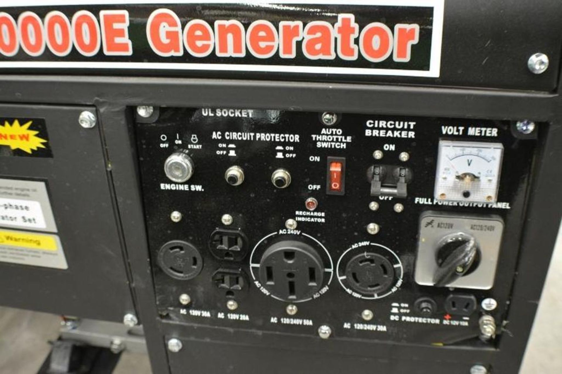 10000 Watts Tri-Fuel 16 HP Gas/Propane/Natural Gas Powered Portable Generator With Electric Start by - Image 3 of 6