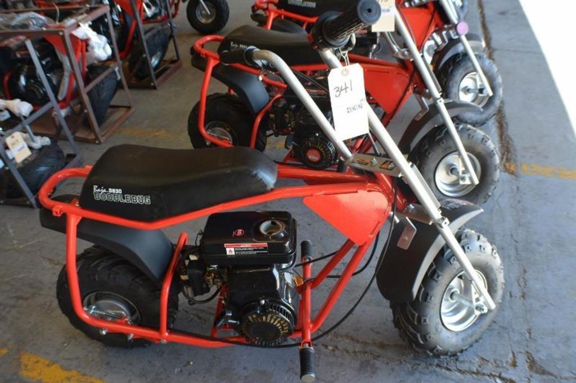 Mini Bike 97cc 4 Stroke Red/ Black Color - Image 2 of 5