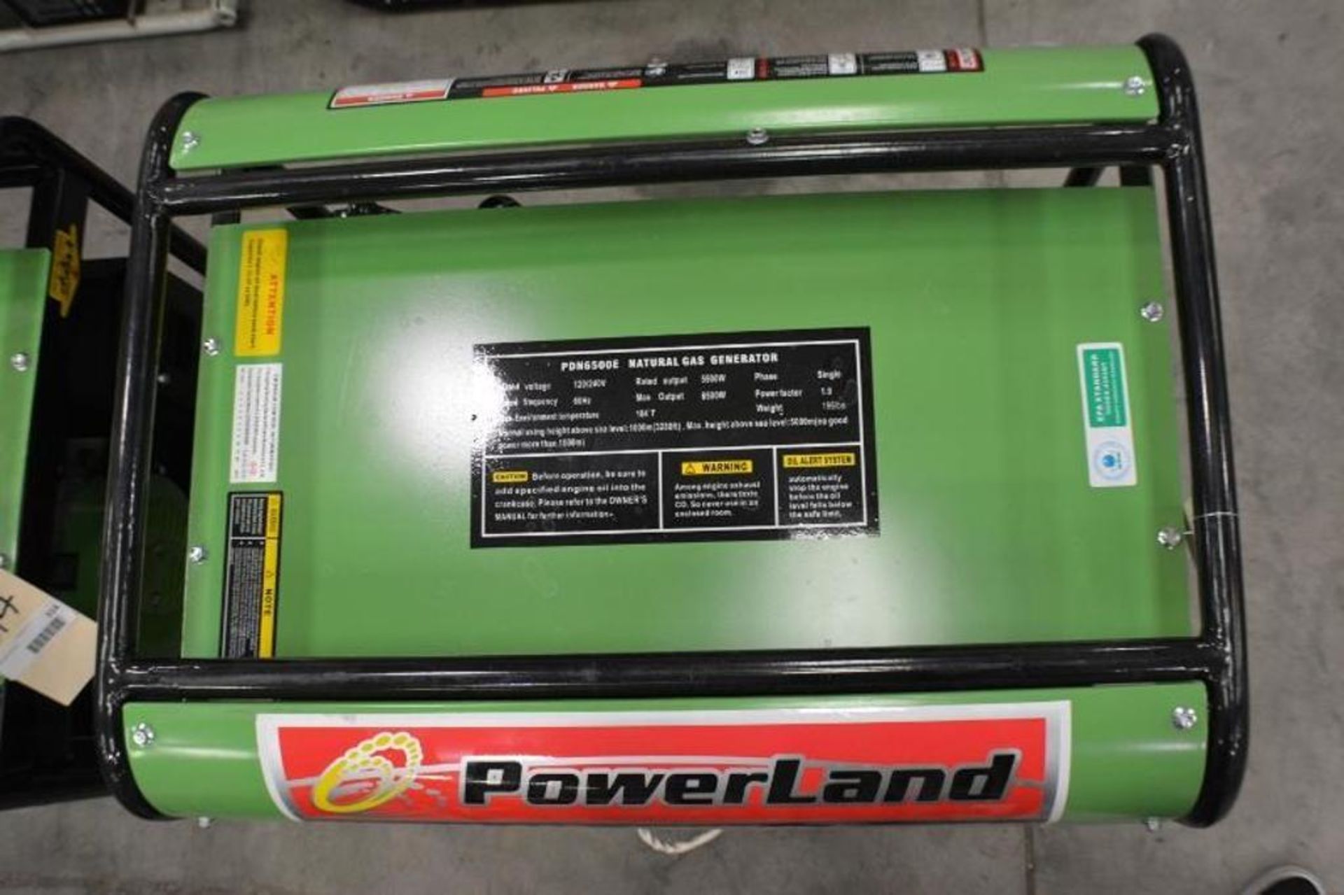 6500 Watts Natural Gas Generator 60Hz 16.0HP Single Phase 120/240Volts with Electric Start by Powerl - Image 5 of 6