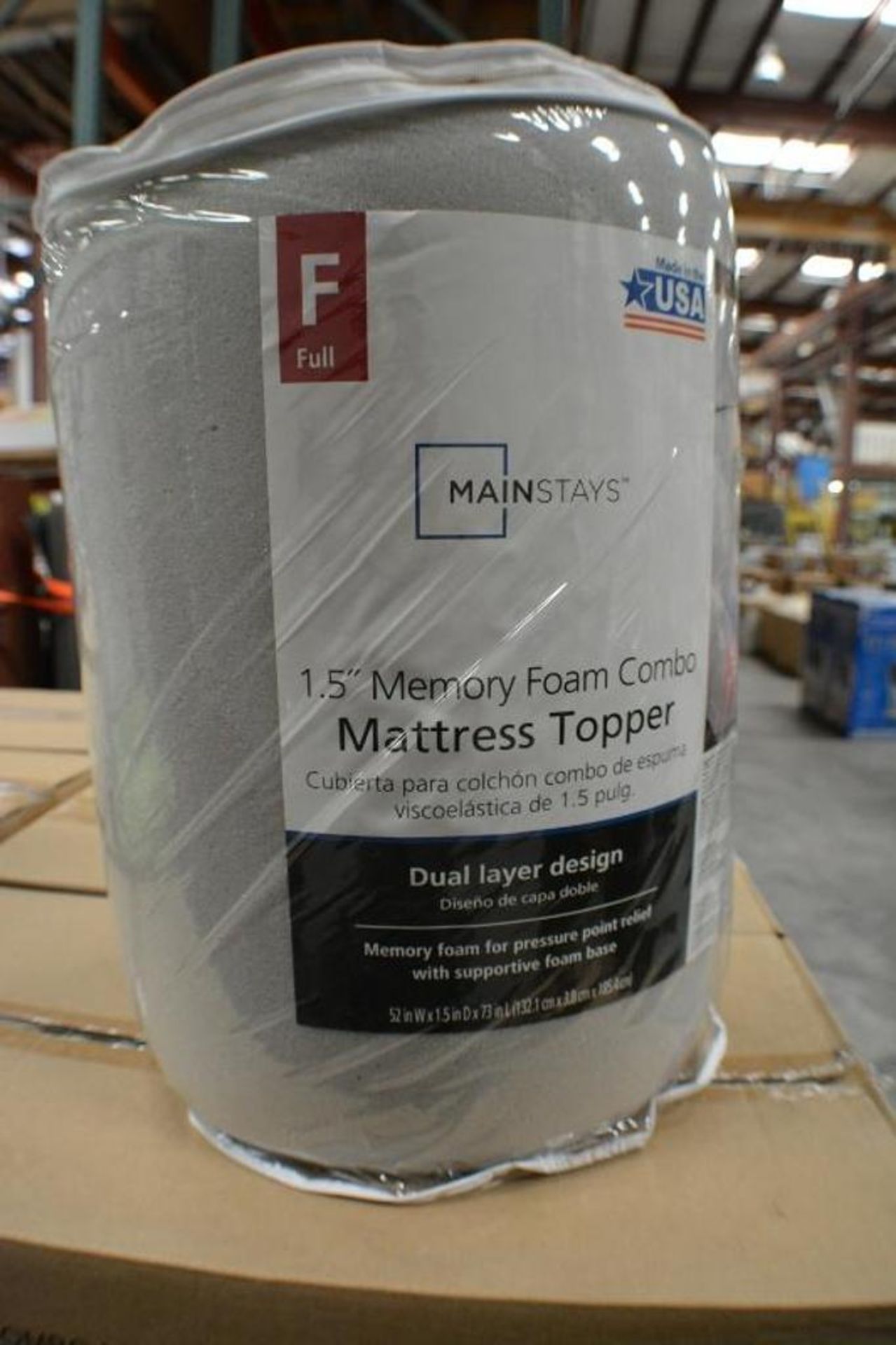 Matters Topper 1.5 Memory Foam Combo Full Size. Qty. 12 X $ - Image 3 of 3