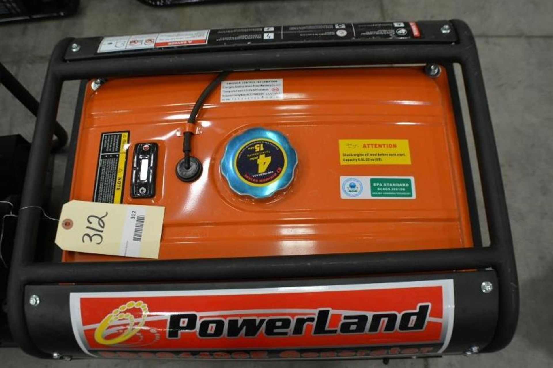 4400 Watts Dual Fuel Gas and LPG 7.5HP 120-240V with Electric Start by Powerland - Image 4 of 6