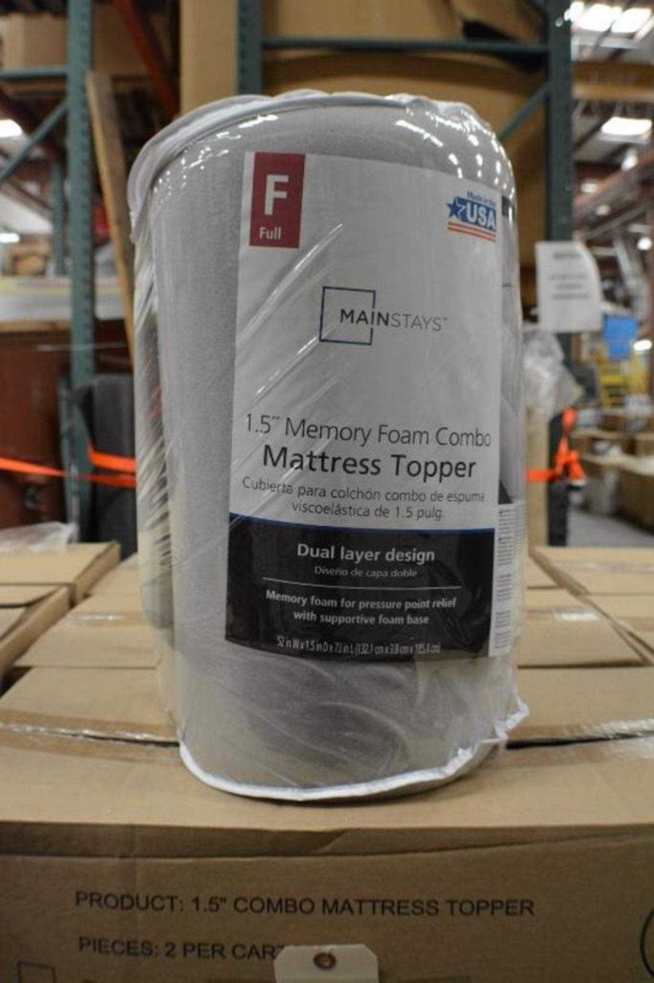 Matters Topper 1.5 Memory Foam Combo Full Size. Qty. 12 X $ - Image 3 of 3