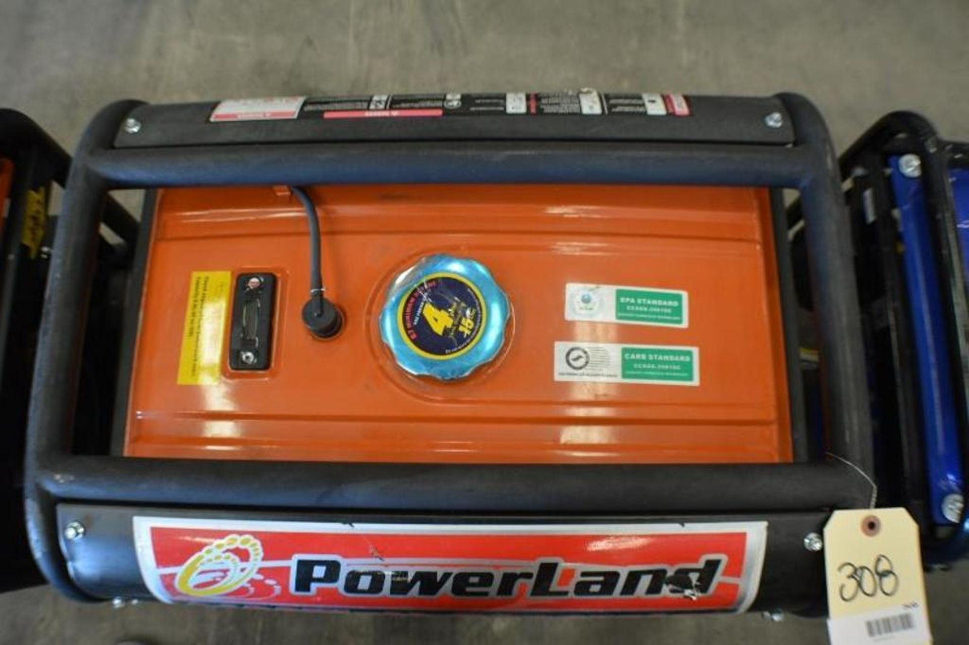 4400 Watts Gasoline Generator 6.5HP 120-240Volts with Electric Start by Powerland - Image 3 of 5