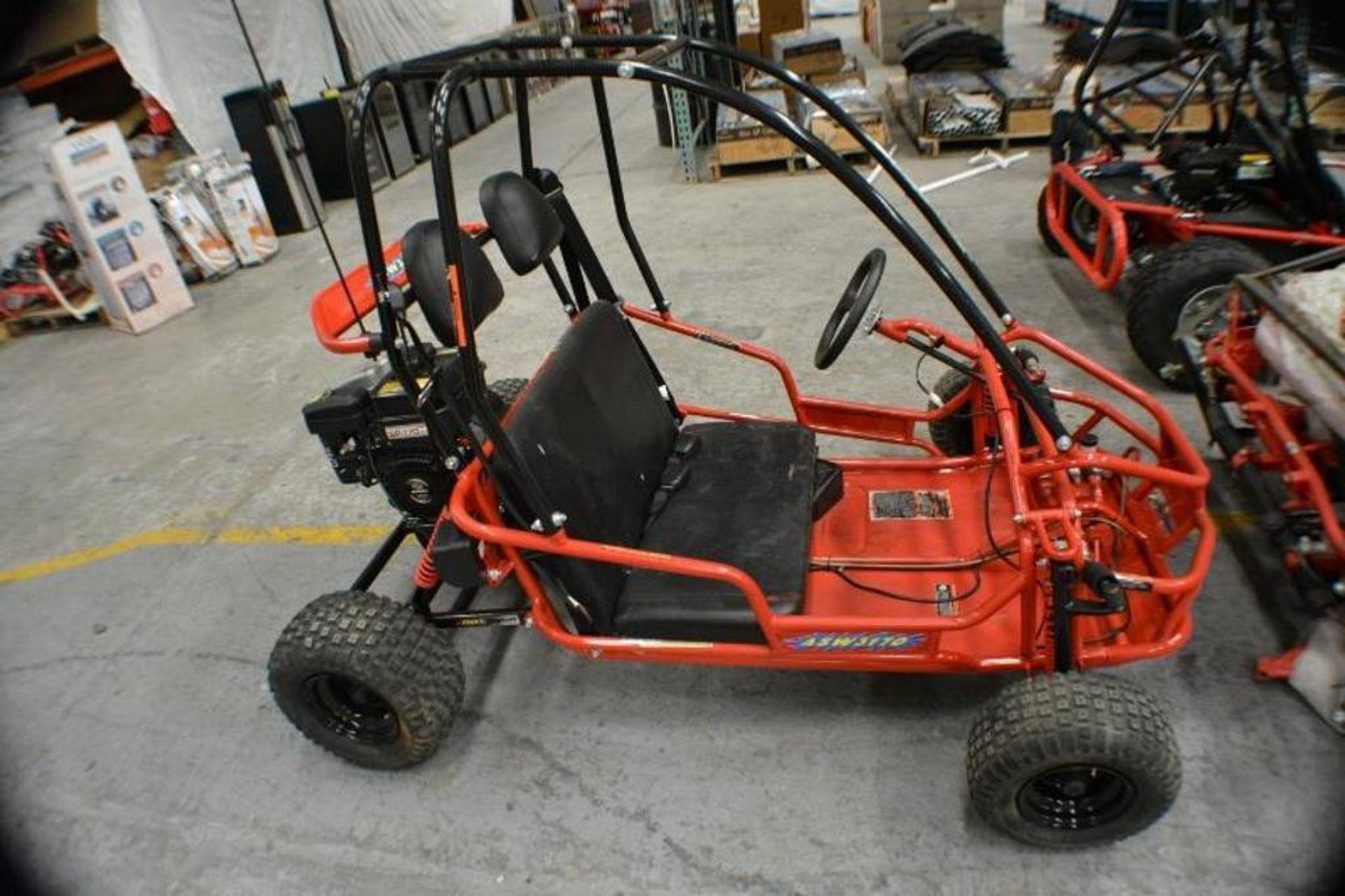 Go Kart 6.0HP Subaru Double. Red Color. This unit is for EXPORT ONLY. Buyers acknowledges purchase i - Image 3 of 20