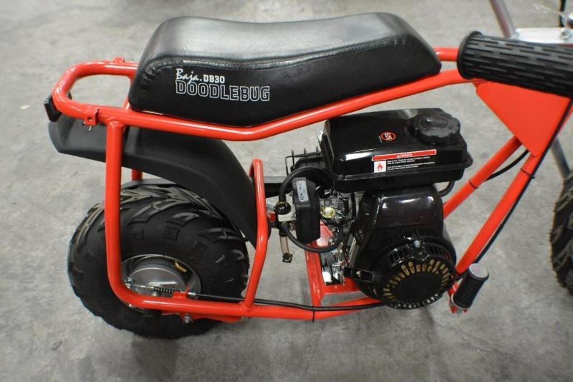 Mini Bike 97cc 4 Stroke Red/ Black Color - Image 2 of 5