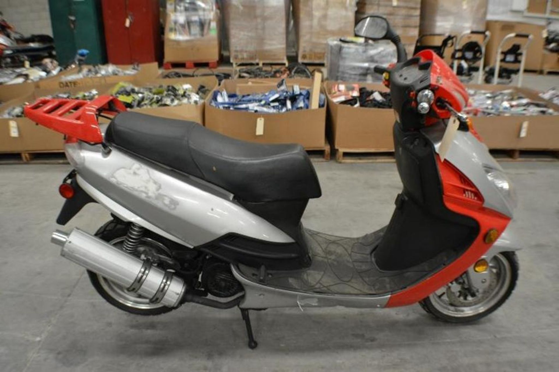 Electric Scooter 50cc Red/Black Color. This unit is for EXPORT ONLY. Buyers acknowledges is for expo