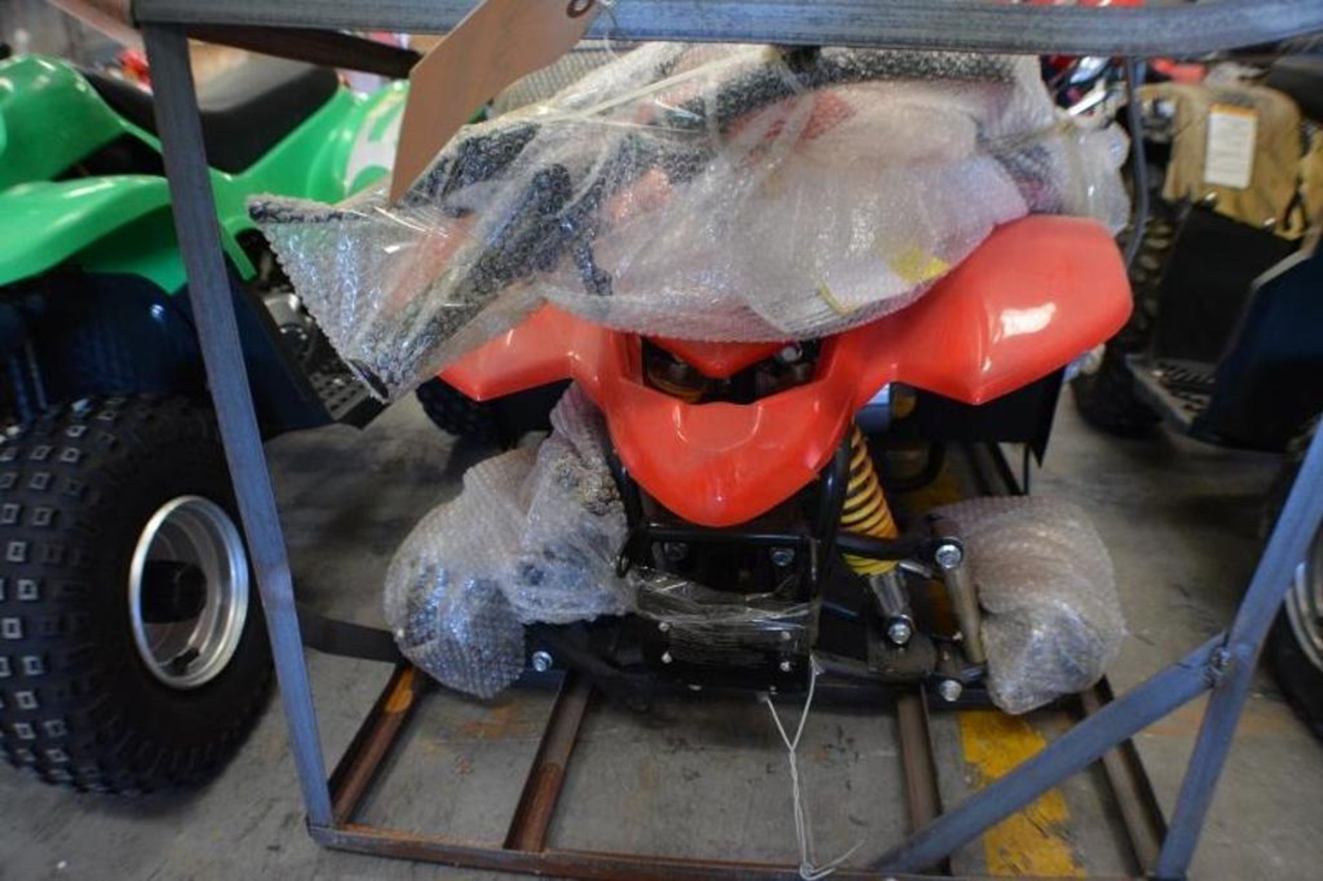 ATV 50cc 4 Stroke. Red Color. This unit are for EXPORT ONLY. Buyers acknowledges is for export only. - Image 2 of 7