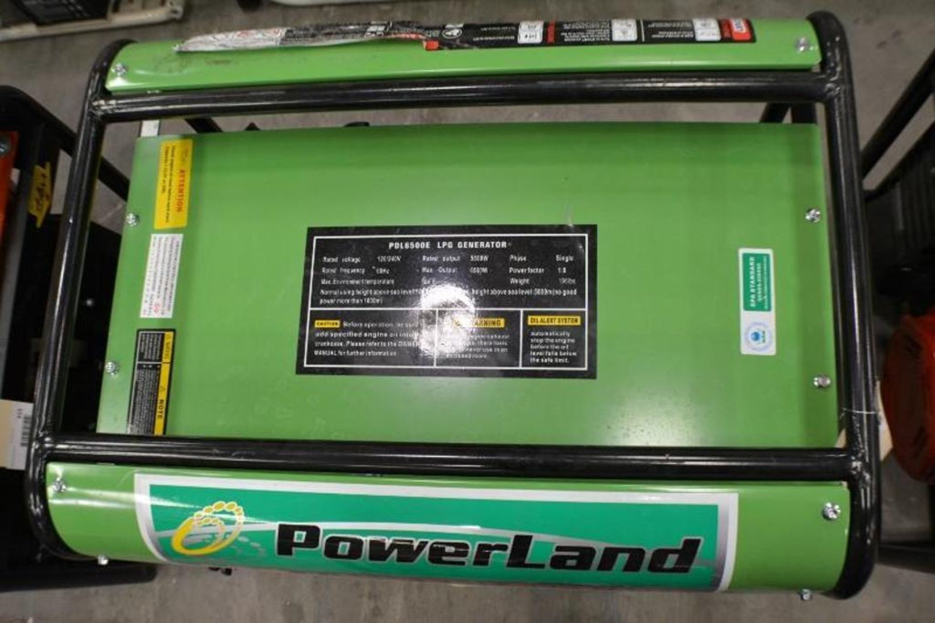 6500 Watts LPG Generator 60Hz 16.0HP Single Phase 120/240Volts with Electric Start by Powerland - Image 4 of 5