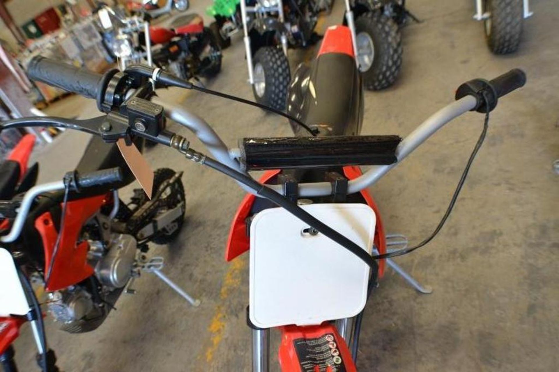 Dirt Bike 70cc 4 Stroke Red/Black Color. This unit is for EXPORT ONLY. Buyers acknowledges purchase - Image 2 of 7