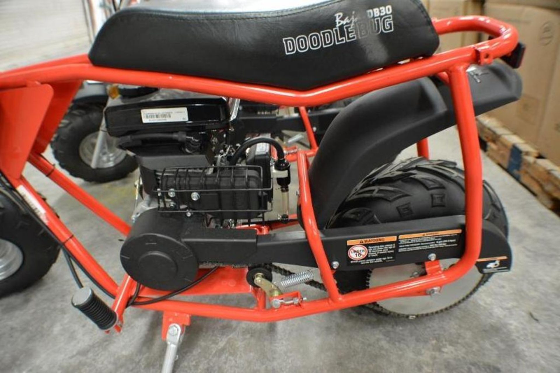 Mini Bike 97cc 4 Stroke Red/ Black Color - Image 3 of 5