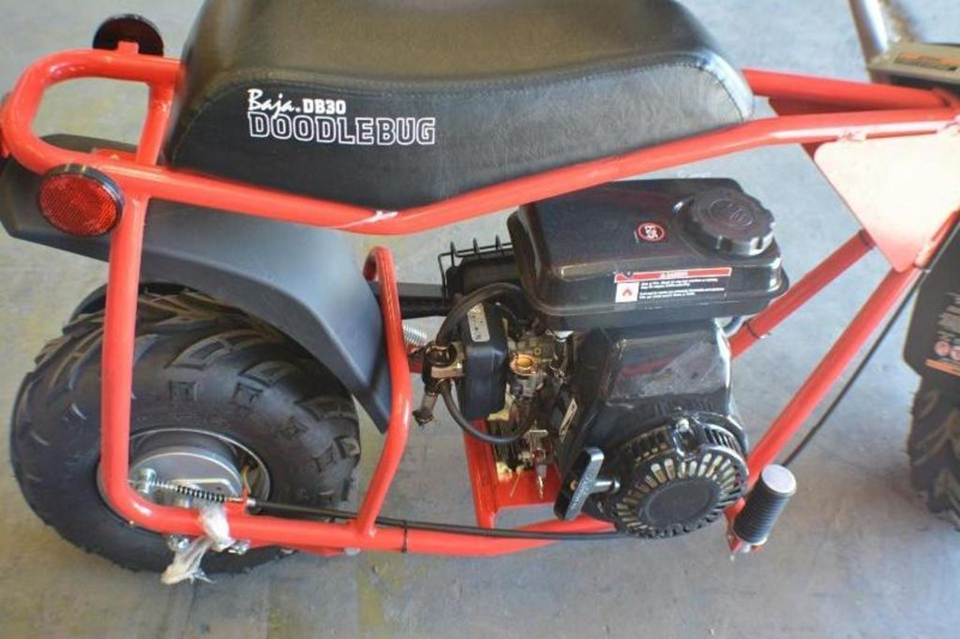 Mini Bike 97cc 4 Stroke Red/ Black Color - Image 5 of 6