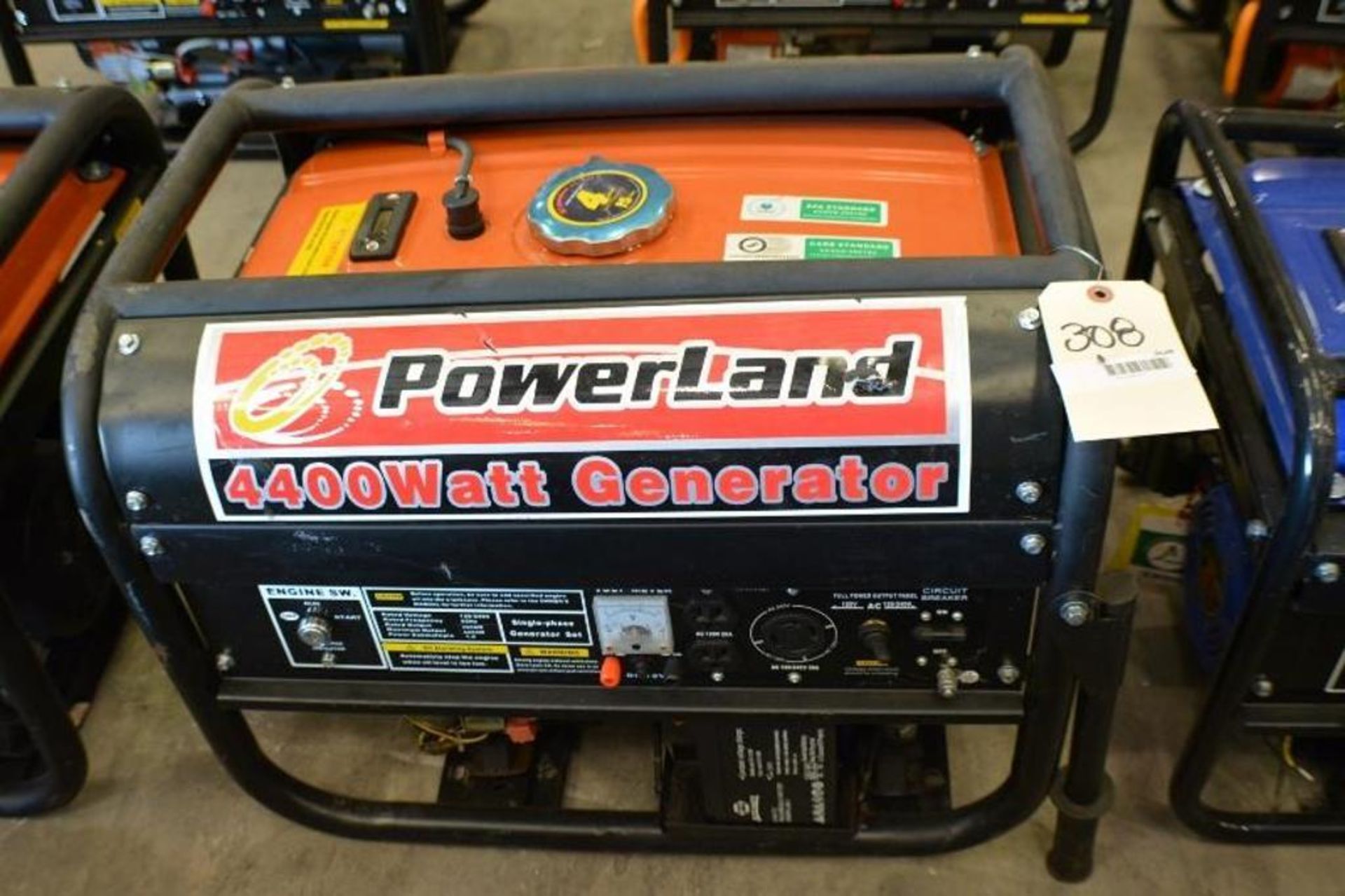 4400 Watts Gasoline Generator 6.5HP 120-240Volts with Electric Start by Powerland