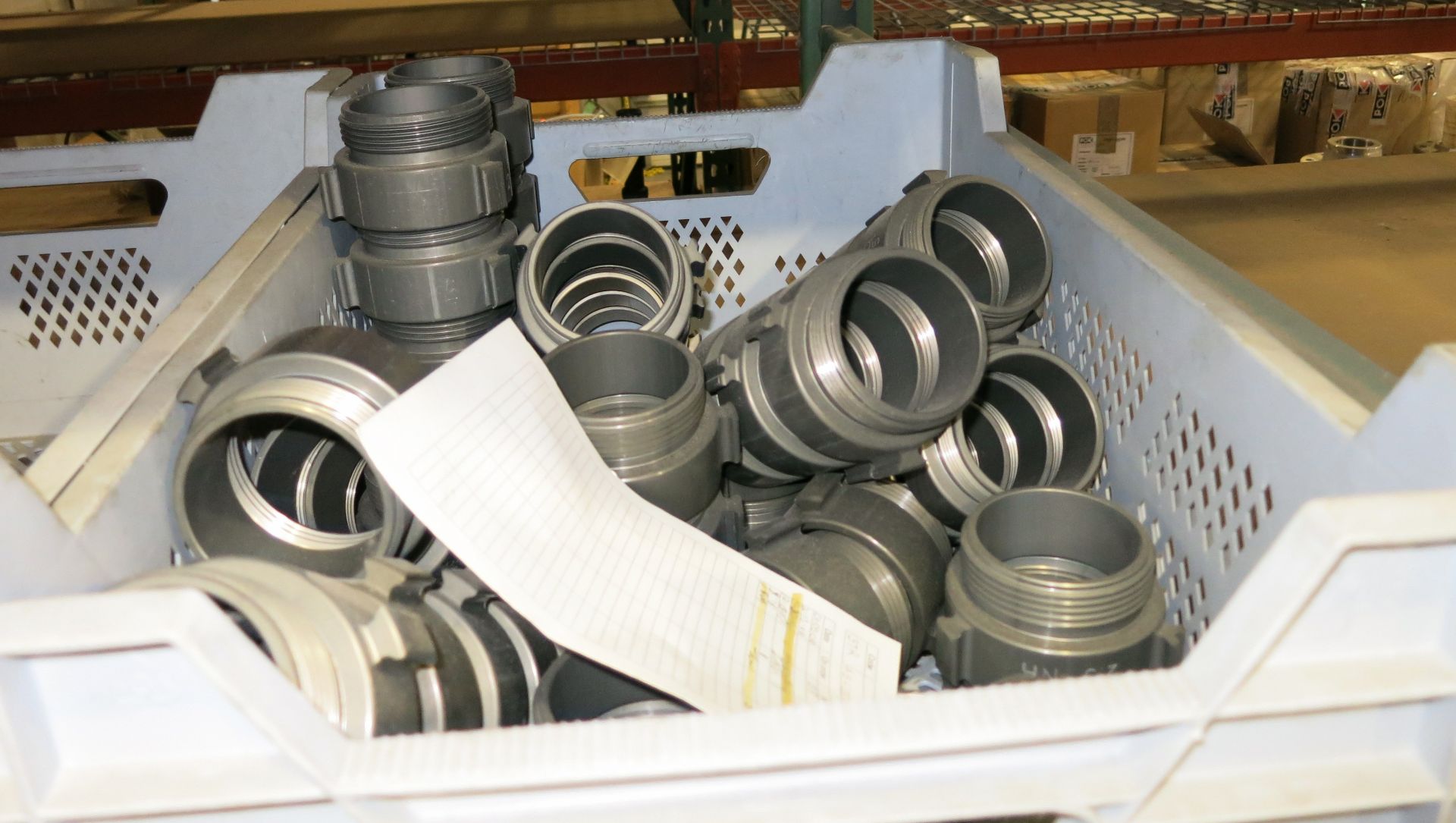 (1) shelf of couplings in various sizes - Image 2 of 9